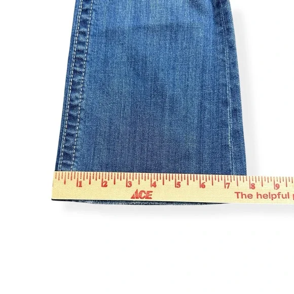 Miss Me Jeans Womens 27 Blue Bootcut Embroidered Stars Stripe Pockets Rhinestone - Picture 12 of 16
